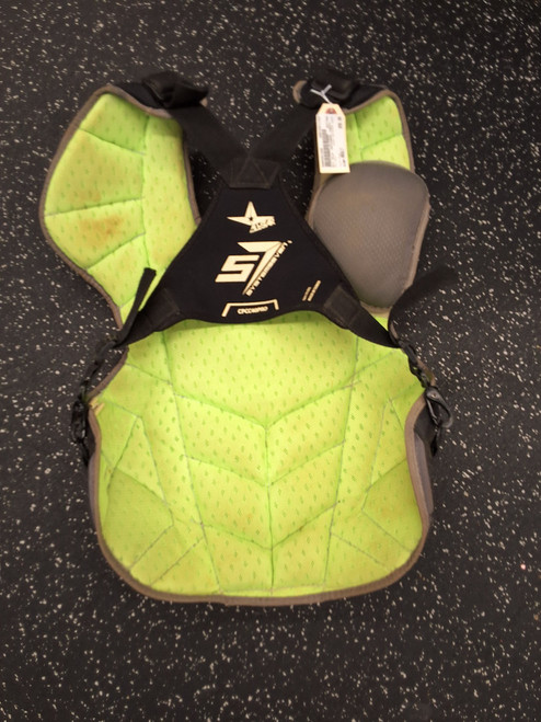 Vist Large View of Product Image Which is Used All Star CATCHERS CHEST Catchers Chest Protector Grey Adult