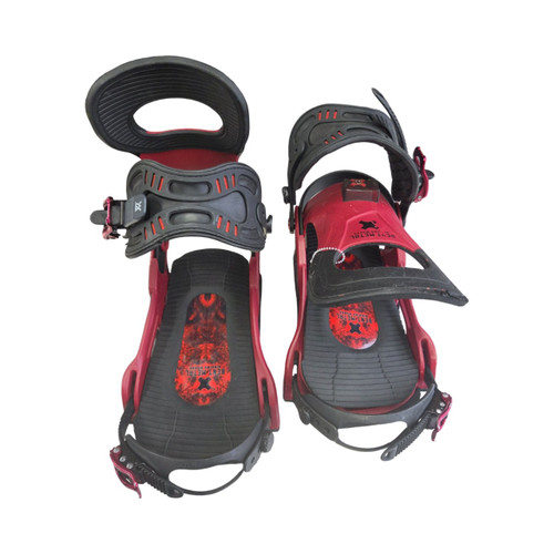 Vist Large View of Product Image Which is Used BENT METAL BINDINGS LG Mens Binding Only Maroon LG