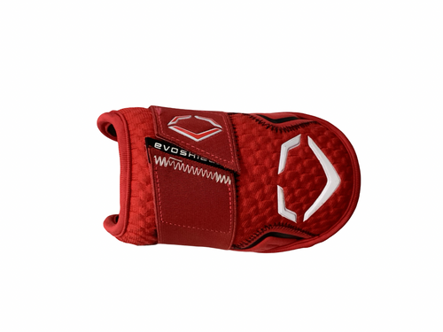 Vist Large View of Product Image Which is Used Evoshield BB/SB Elbow Protector Red