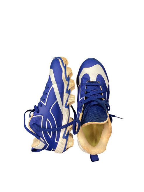 Vist Large View of Product Image Which is Used Under Armour BASEBALL CLEAT BB/SB Cleats Royal Blue Junior 03.5