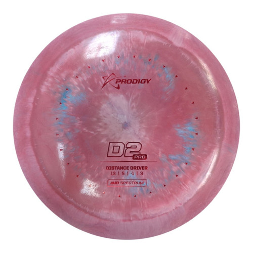 Vist Large View of Product Image Which is Used Prodigy D2 PRO Disc Golf Driver Pink 159g