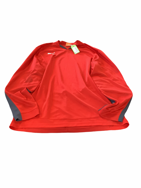 Vist Large View of Product Image Which is Used Puma PUMA GOALIE XL SHIRT Soccer Goalie Top Adt Red XL