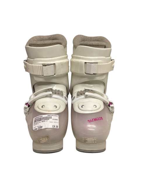 Vist Large View of Product Image Which is Used Dalbello GAIA 2 Girls DH Ski Boot White 215 MP - J03