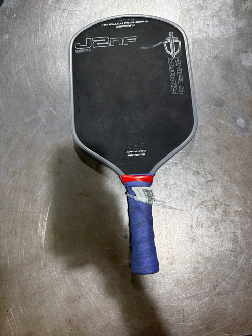Vist Large View of Product Image Which is Used HONOLULU J2NF Pickleball Racquet Black