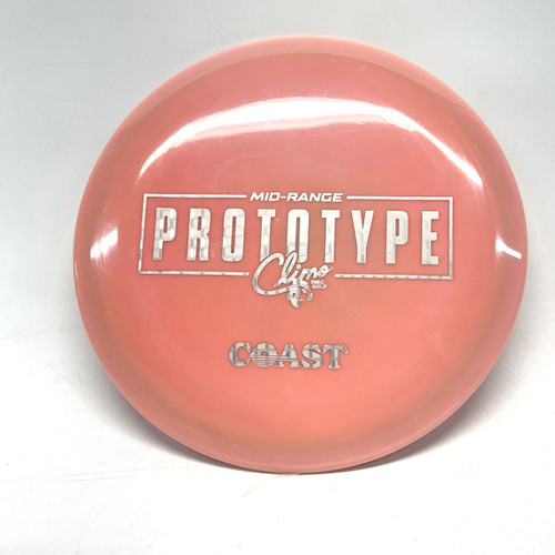 Vist Large View of Product Image Which is Used PROTOTYPE CLIMO COAST Disc Golf Mid Range Coral 176g