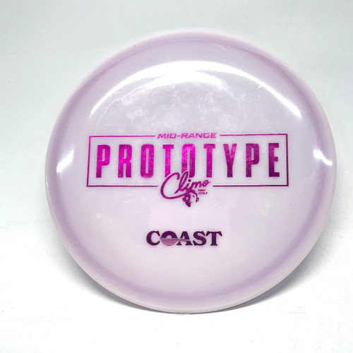 Vist Large View of Product Image Which is Used PROTOTYPE CLIMO COAST Disc Golf Mid Range Purple 178g