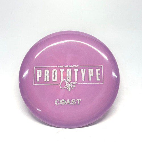Vist Large View of Product Image Which is Used PROTOTYPE CLIMO COAST Disc Golf Mid Range Purple 176g