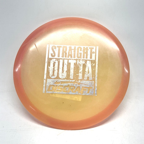 Vist Large View of Product Image Which is Used Discraft Z SWIRL BUZZZ Disc Golf Mid Range Orange 180g