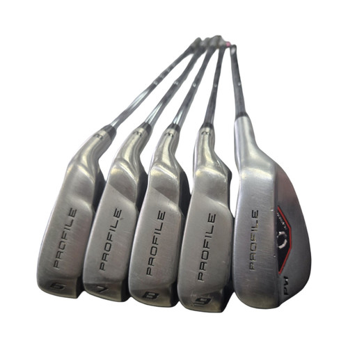 Vist Large View of Product Image Which is Used Wilson PROFILE PLATINUM 6I-PW IRON SET Mens Iron Set RH 6I-PW