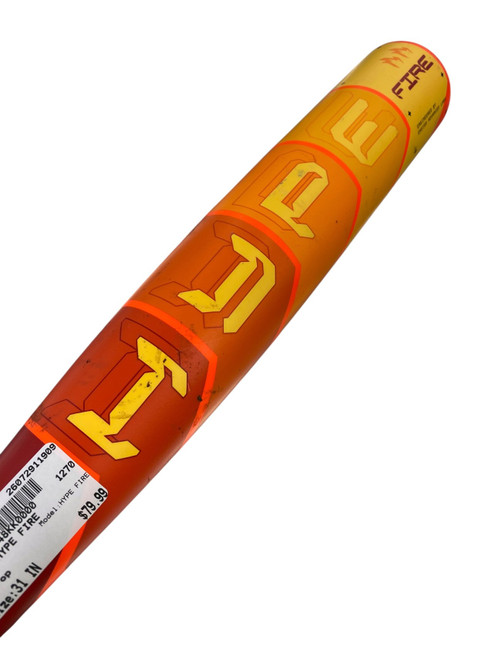 Vist Large View of Product Image Which is Used Easton HYPE FIRE BB/SB Fastpitch Bat 31"