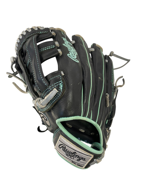 Vist Large View of Product Image Which is Used Rawlings NXT BB/SB Glove LH Throw Black 12 1/2"