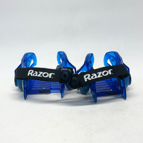 Vist Large View of Product Image Which is Used Razor JETTS DLX Skateboard Heelys Royal Blue Adjustable