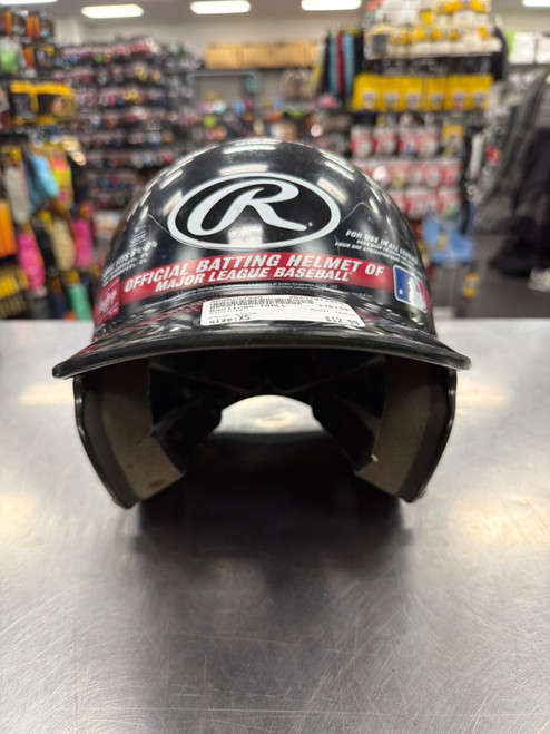 Vist Large View of Product Image Which is Used Rawlings TBALL Batting Helmet No Mask Black XS