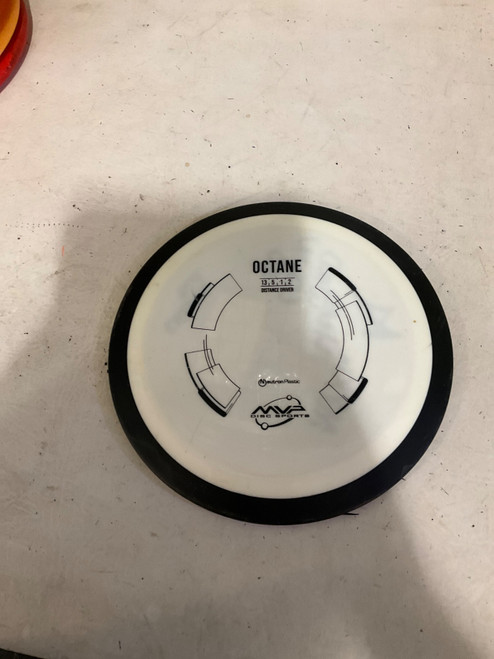 Vist Large View of Product Image Which is Used MVP OCTANE Disc Golf Driver White