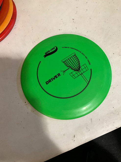 Vist Large View of Product Image Which is Used DRIVER WEN JIAN Disc Golf Driver Green