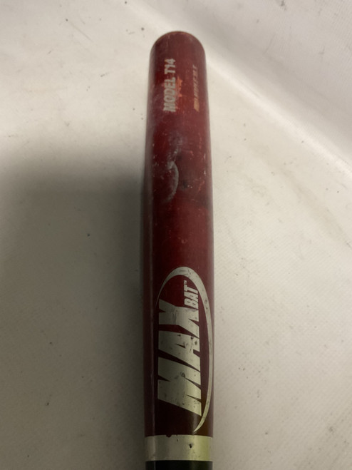 Vist Large View of Product Image Which is Used MAXBAT MODEL T14 BB/SB Wood Bat 33"