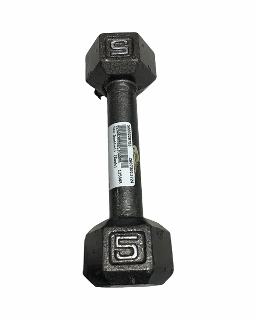 Vist Large View of Product Image Which is Used Hex Dumbbell (Each) 5 lb