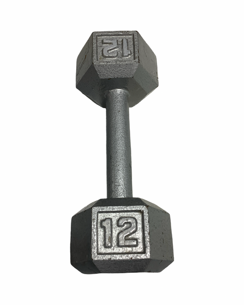 Vist Large View of Product Image Which is Used Hex Dumbbell (Each) 12 lb
