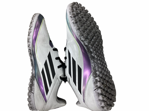 Vist Large View of Product Image Which is Used Adidas F50 MESSI Soccer Turf Shoes Purple Senior 7