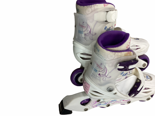Vist Large View of Product Image Which is Used Airwalk LUV Junior Rec Fitness Skates Purple Adjustable