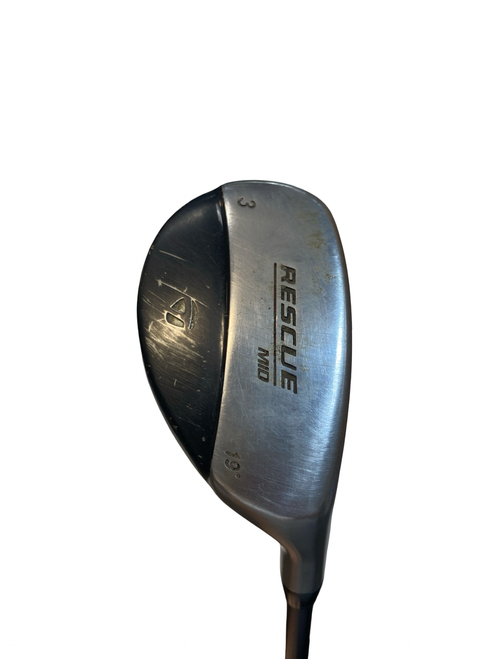 Vist Large View of Product Image Which is Used Taylormade RESCUE MID 19 Mens Hybrid Club RH 3 Hybrid