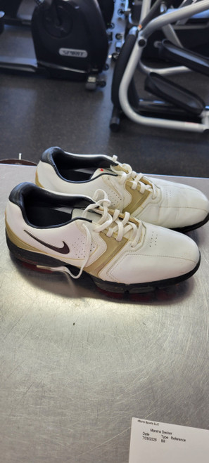 Vist Large View of Product Image Which is Used Nike Mens Golf Shoes White Senior 8.5