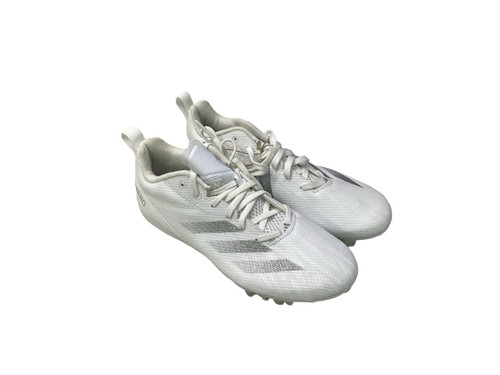 Vist Large View of Product Image Which is Used Adidas Adult FB Cleats White Senior 4.5