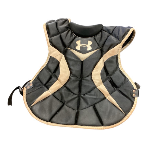 Vist Large View of Product Image Which is Used Under Armour CHEST PIECE Catchers Chest Protector Black Intermed