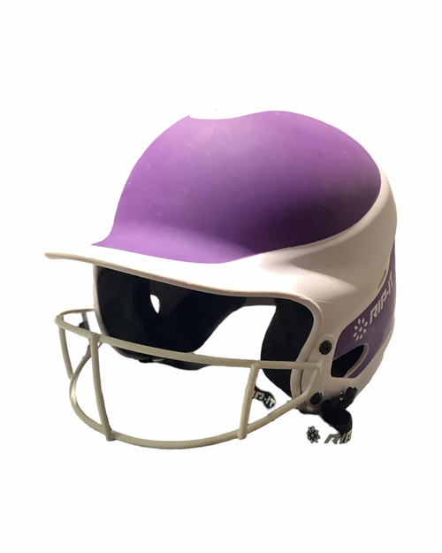 Vist Large View of Product Image Which is Used RIP-IT HELMET Batting Helmet w/Mask White MD
