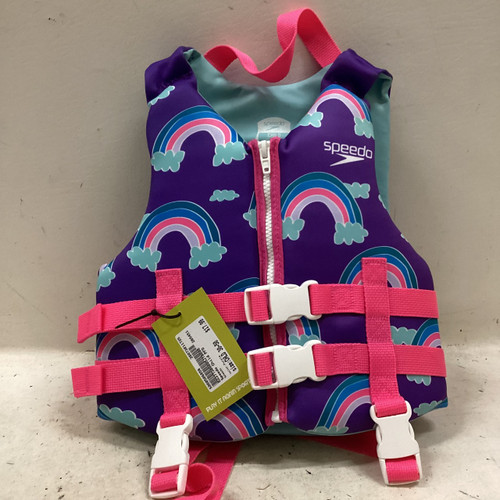 Vist Large View of Product Image Which is Used Speedo Child PFD Purple Child 30-50