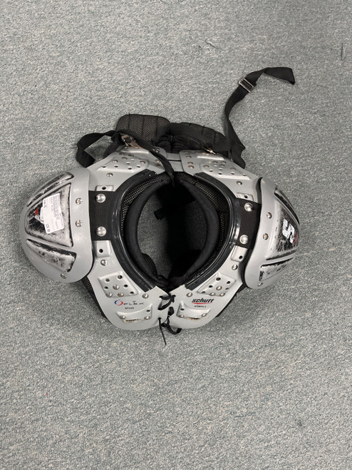 Vist Large View of Product Image Which is Used Schutt YFLEX FB Shoulder Pads Black XS