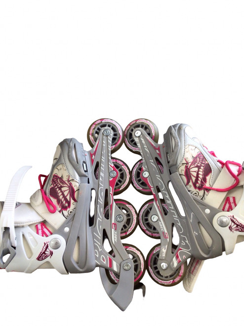 Vist Large View of Product Image Which is Used Bladerunner PHOENIX-G Child Rec Fitness Skates White Adjustable