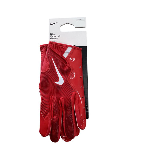 Vist Large View of Product Image Which is Used Nike VAPOR RECEIVER GLOVES FB Gloves Red LG