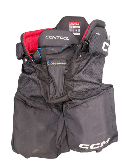 Vist Large View of Product Image Which is Used CCM JETSPEED PANTS Junior Pant Black MD