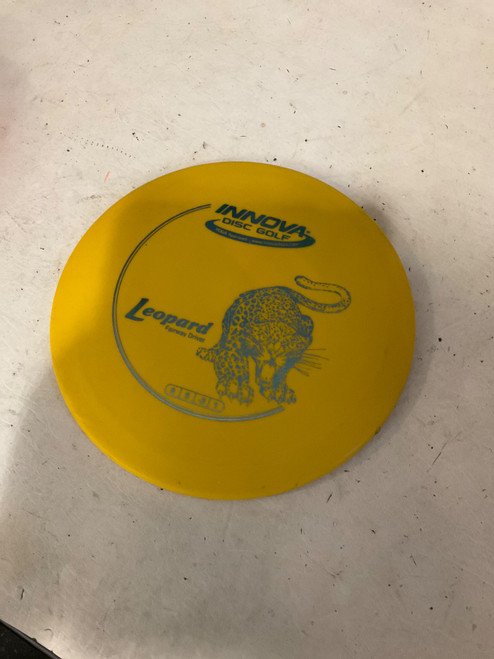 Vist Large View of Product Image Which is Used Innova LEOPARD Disc Golf Driver Yellow