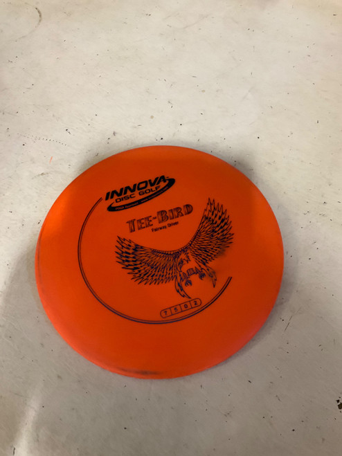 Vist Large View of Product Image Which is Used Innova TEEBIRD Disc Golf Driver Orange