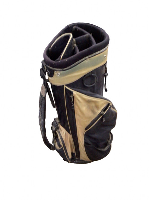 Vist Large View of Product Image Which is Used Acuity CART BAG Mens Cart Bag Black And Tan