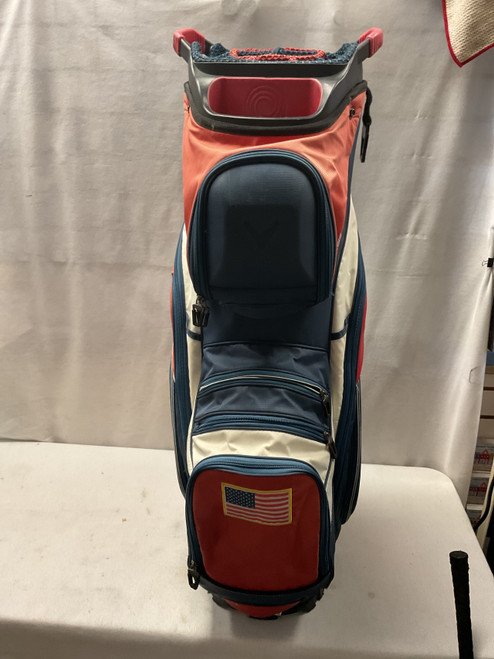 Vist Large View of Product Image Which is Used Callaway ORG14 Mens Cart Bag Navy Blue