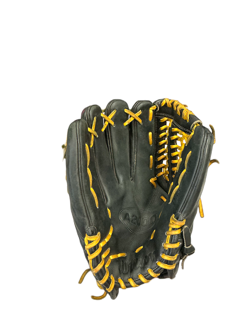 Vist Large View of Product Image Which is Used Wilson A2000 BB/SB Glove LH Throw Black 11 3/4"
