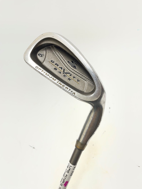 Vist Large View of Product Image Which is Used Cobra GRAVITY BACK Women Individual Iron RH 6 Iron