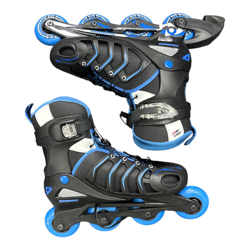 Vist Large View of Product Image Which is Used TYPHOON Senior Rec Fitness Skates Royal Blue Adjustable