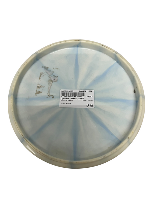 Vist Large View of Product Image Which is Used Dynamic Discs JUDGE Disc Golf Putter White