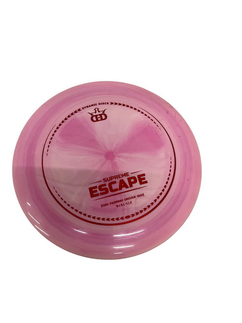 Vist Large View of Product Image Which is Used Dynamic Discs SUPREME ESCAPE Disc Golf Driver Pink