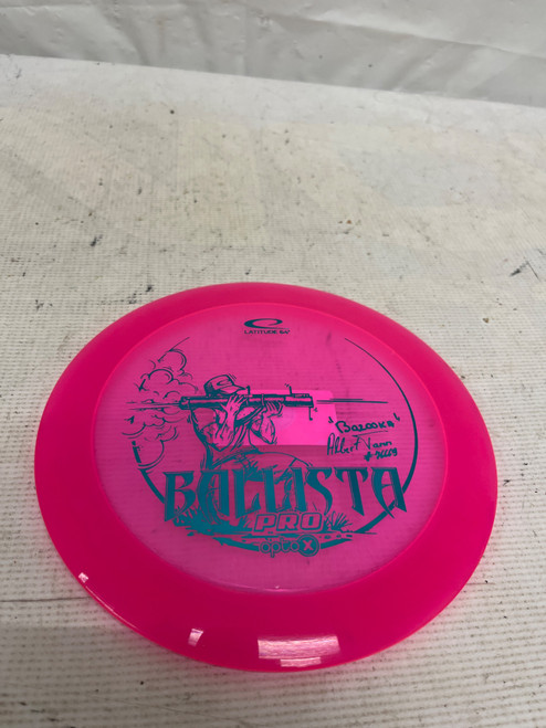 Vist Large View of Product Image Which is Used Latitude 64 BALLISTA Disc Golf Driver Pink