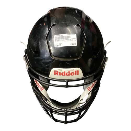 Vist Large View of Product Image Which is Used Riddell 2022 SPEED FLEX FB Helmet Black LG