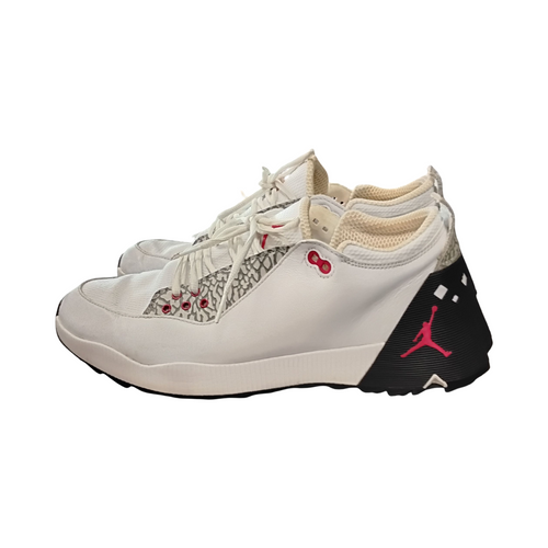 Vist Large View of Product Image Which is Used Nike Jordan Mens Golf Shoes White Senior 13