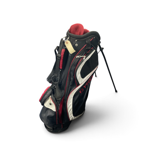 Vist Large View of Product Image Which is Used Ray Cook GYRO Mens Stand Bag Black And Red