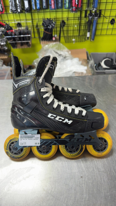 Vist Large View of Product Image Which is Used CCM Roller Hockey Skates Black Senior 5