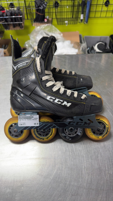 Vist Large View of Product Image Which is Used CCM Roller Hockey Skates Black Senior 5