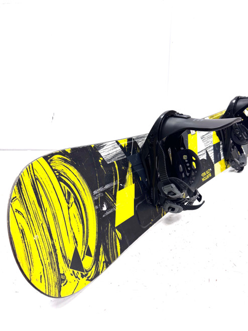 Vist Large View of Product Image Which is Used Burton 160 CM WIDE LTR NEW FIVE FORTY BND FIT 9-13 Mens Board/Bindings Black And Gold 160 cm